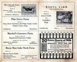 Lakeside Farm, Pine Grove, Marckel's Guernsey Farm, Horse Shoe Lake Stock Farm, Weoma Farm, Otter Tail County 1925